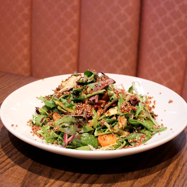 Mixed Green Quinoa Lunch Salad.